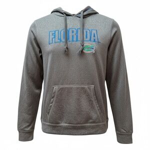 University of Florida Gators NCAA Grey Hoodie Fleece Lined Kangaroo Pocket Sz M